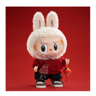 Red Labubu wallpaper