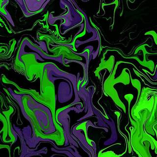 Cool neon purple and green wallpaper