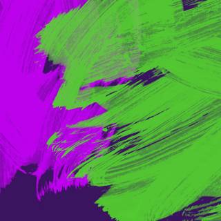 Cool neon purple and green wallpaper