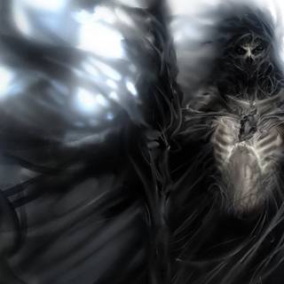 Cool color Grim Reaper wallpaper
