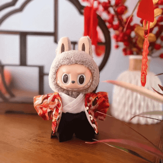 Red Labubu wallpaper