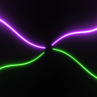 Cool neon purple and green wallpaper