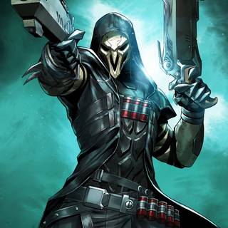 Cool color Grim Reaper wallpaper