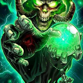 Cool color Grim Reaper wallpaper