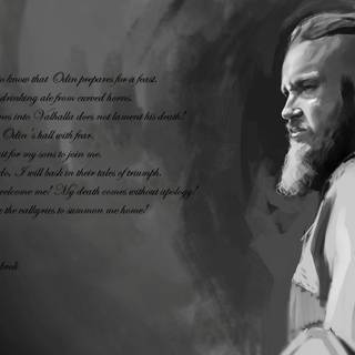 Viking words wallpaper