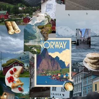 Scandinavia words wallpaper