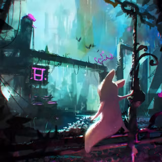 Slugcat wallpaper