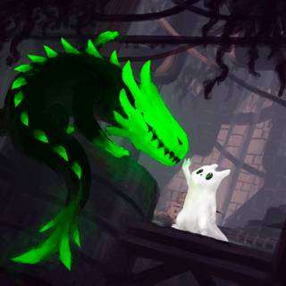 Slugcat wallpaper