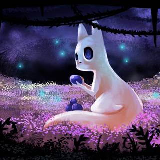 Slugcat wallpaper