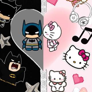 Batman Hello Kitty wallpaper