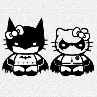 Batman Hello Kitty wallpaper
