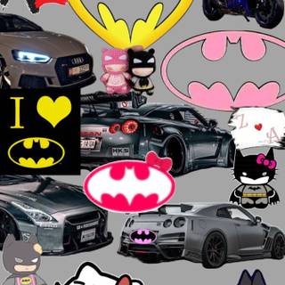 Batman Hello Kitty wallpaper