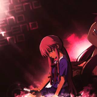 Yuno Gasai desktop wallpaper