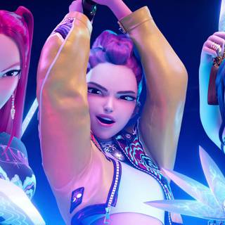 Kpop Demon Hunters computer wallpaper