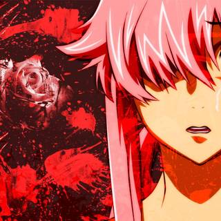 Yuno Gasai desktop wallpaper