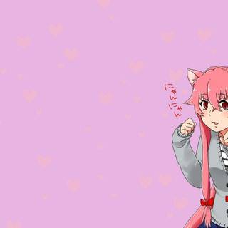 Yuno Gasai desktop wallpaper