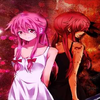 Yuno Gasai desktop wallpaper