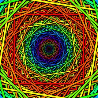 Psychedelic geometry HD wallpaper