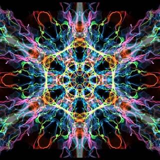 Psychedelic geometry HD wallpaper