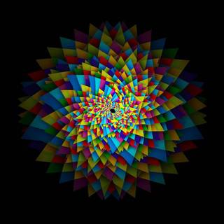 Psychedelic geometry HD wallpaper