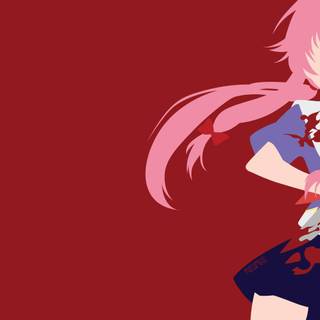 Yuno Gasai desktop wallpaper