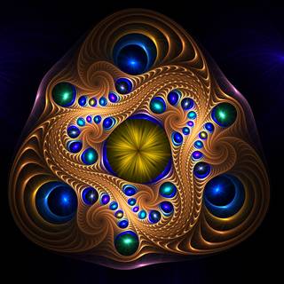 Psychedelic geometry HD wallpaper