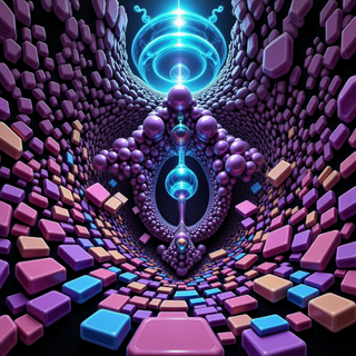 Psychedelic geometry HD wallpaper