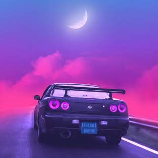 JDM purple desktop wallpaper