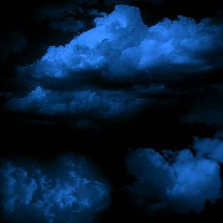 Aesthetic dark blue wallpaper