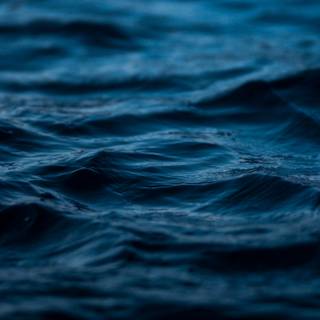 Aesthetic dark blue wallpaper