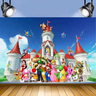 Mario castle wallpaper