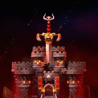 Mario castle wallpaper