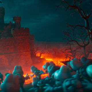 Mario castle wallpaper