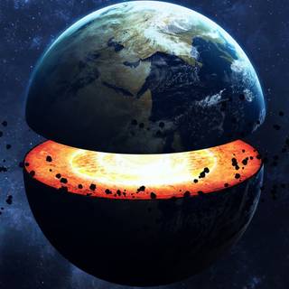 Layers of Earth wallpaper