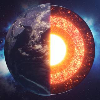 Layers of Earth wallpaper