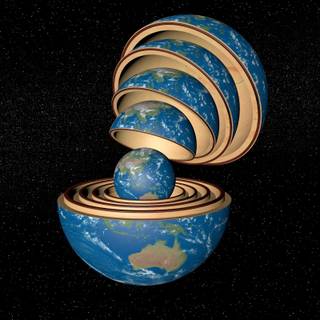 Layers of Earth wallpaper