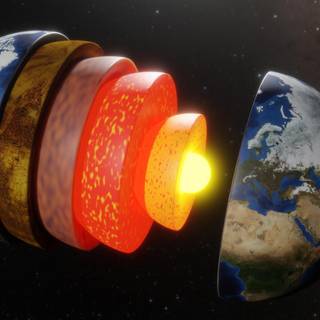 Layers of Earth wallpaper