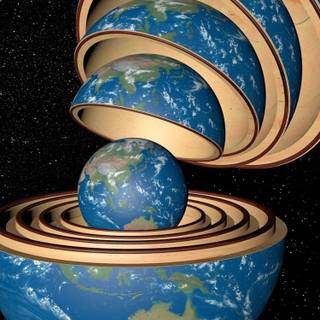 Layers of Earth wallpaper