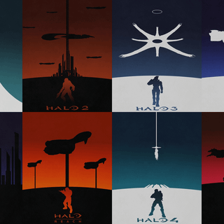 Halo: Reach minimalist wallpaper