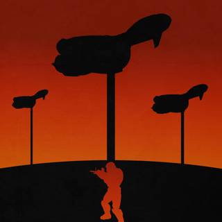 Halo: Reach minimalist wallpaper