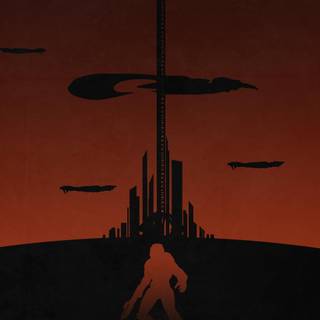 Halo: Reach minimalist wallpaper