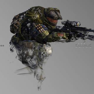 Halo: Reach minimalist wallpaper