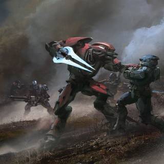 Halo: Reach minimalist wallpaper