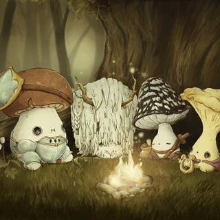 Funguys Swarm wallpaper