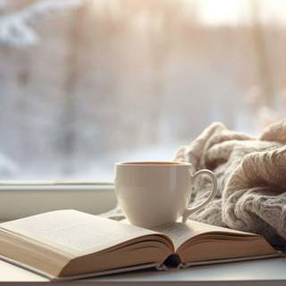 Cozy winter Chromebook wallpaper