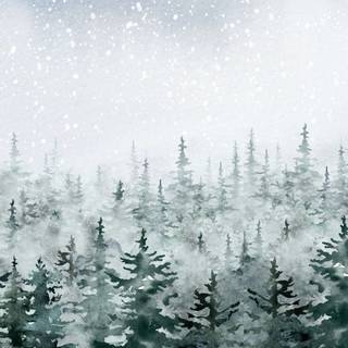 Cozy winter Chromebook wallpaper