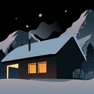 Cozy winter Chromebook wallpaper