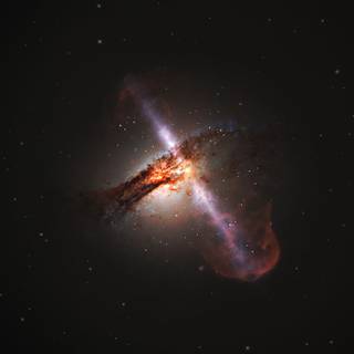 Black holes colliding wallpaper