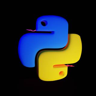 Icon Python 4k wallpaper