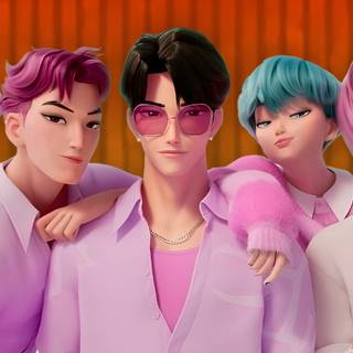 Kpop Demon Hunters Saja Boys wallpaper